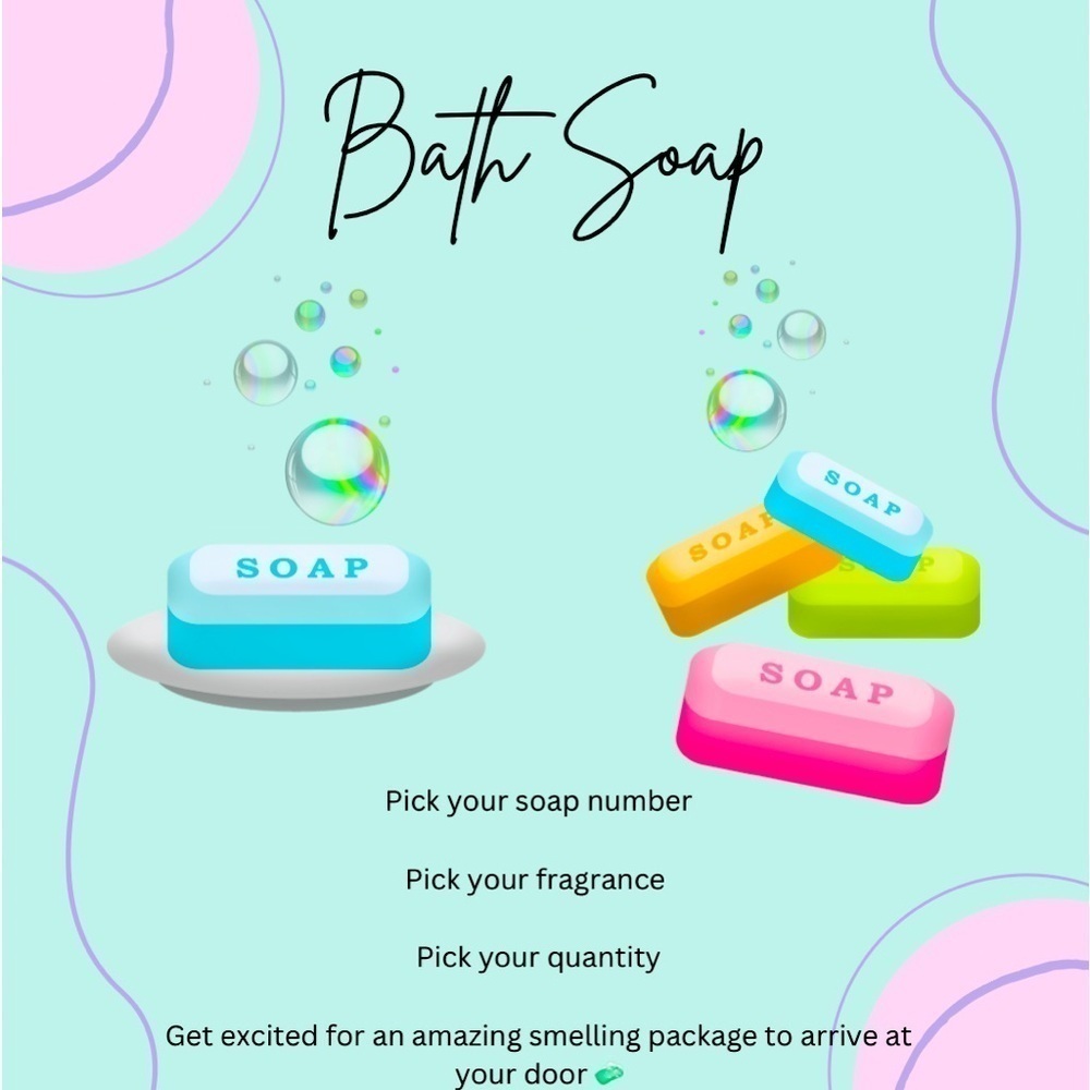 Custom soap box 🧼 Please read full description before purchase ❤️